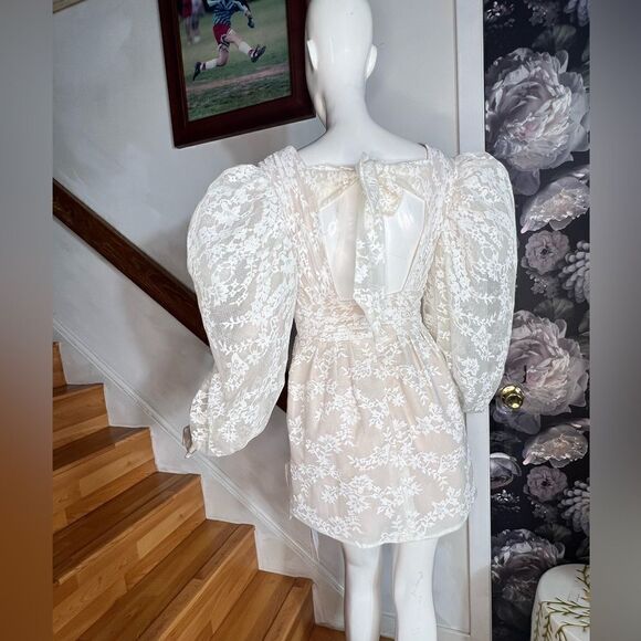 Anthropologie WATTERS MERINGUE IN LACE/ size 4 Ivory - Picture 10 of 14